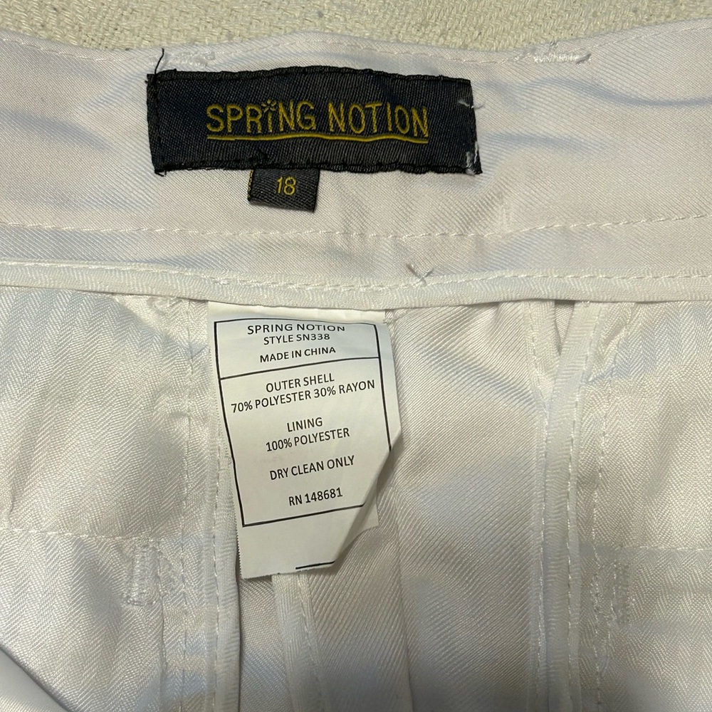 White jeans